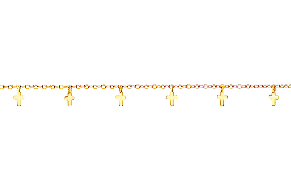 Collar plata 925 doce cruces