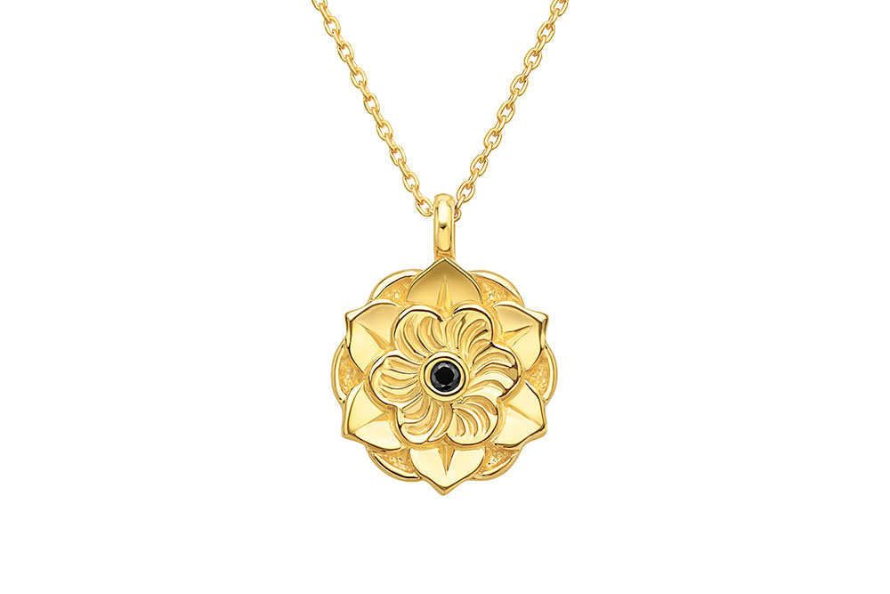 Silver 925 necklace 38+5cm gold plated
