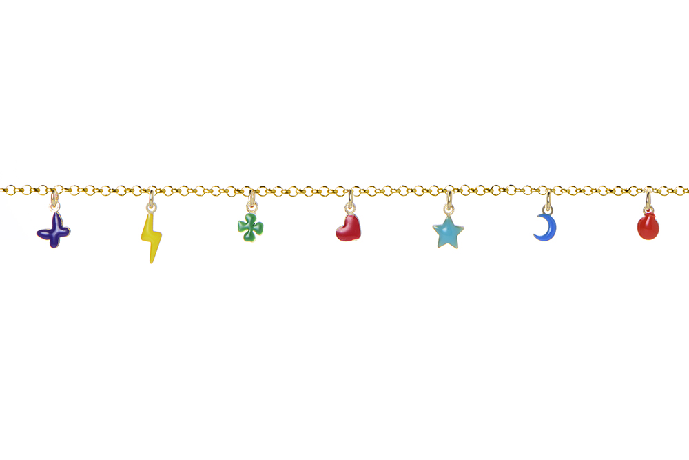 Sterling silver 925 moon star heart necklace