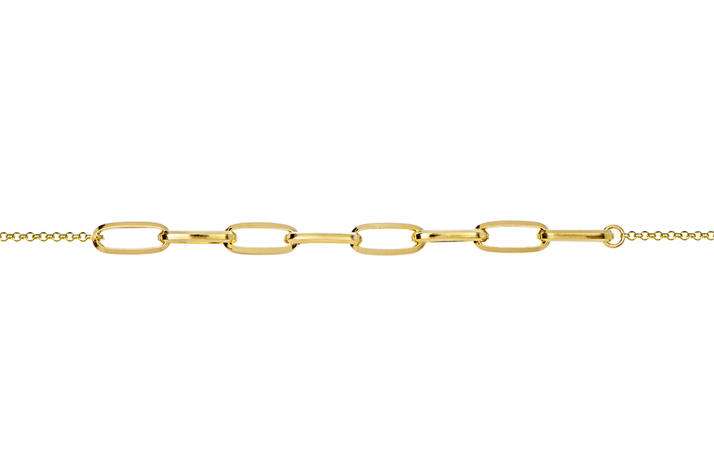 Sterling silver rolo chain necklace