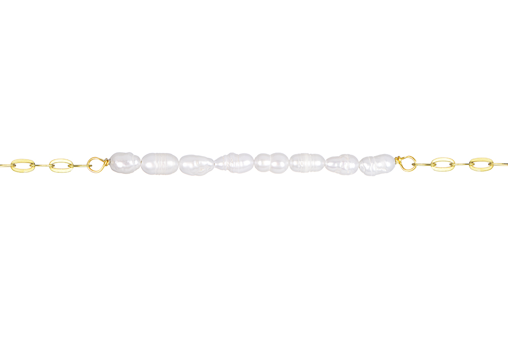 Sterling silver fresh water pearl necklace
