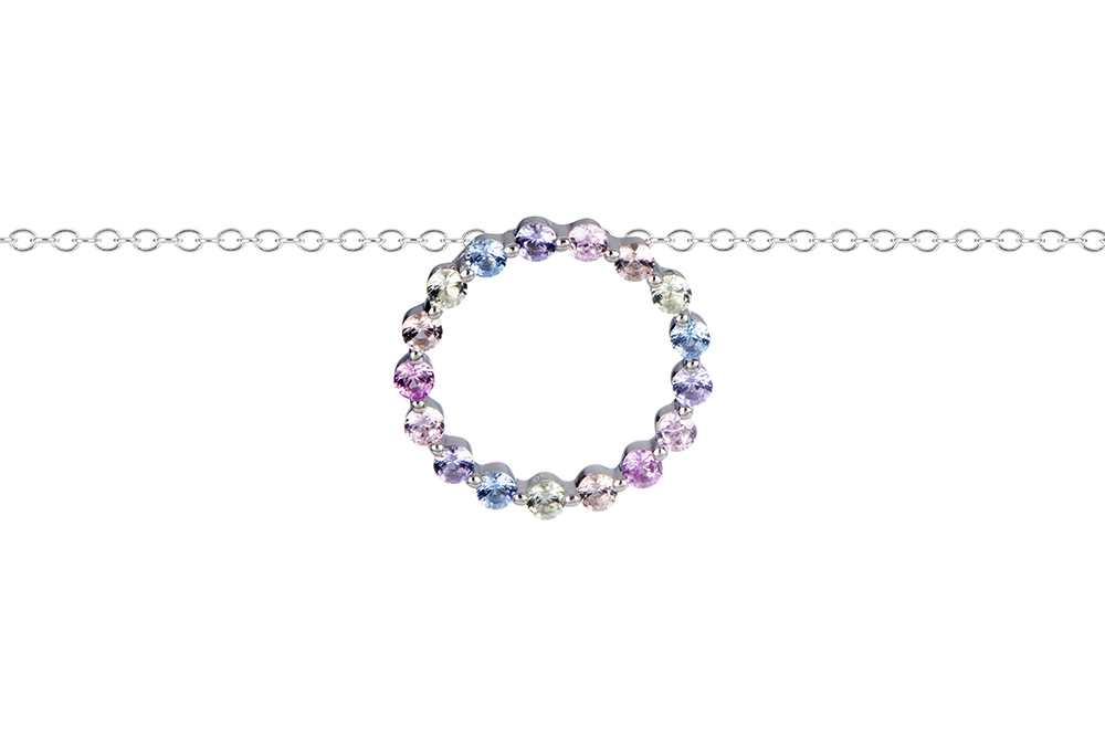 Collar plata 925 circulo