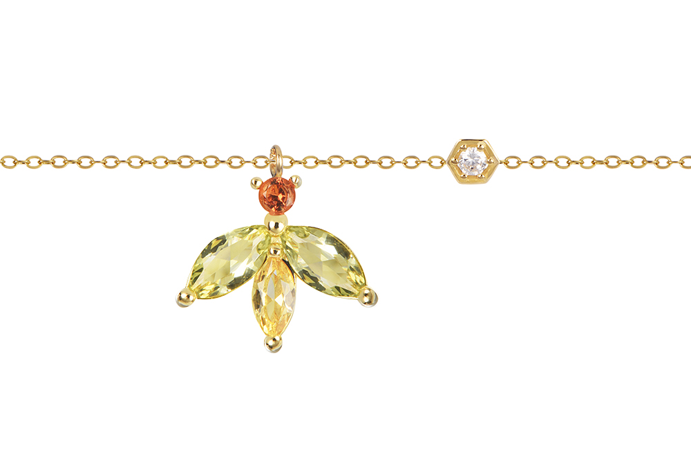 [17580N40E5ZMXDO] Collar plata 925 flor 11x9mm