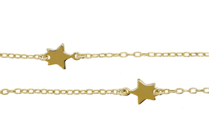 Silver 925 necklaces stars 90cm sterling silver