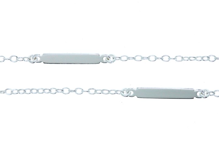 Collar plata 925 barras 