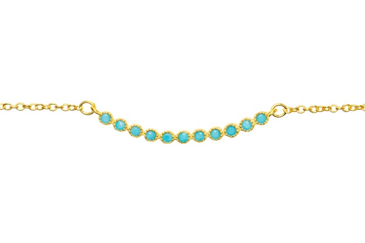 Collar plata 925 con 11 zirconitas de 2mm 