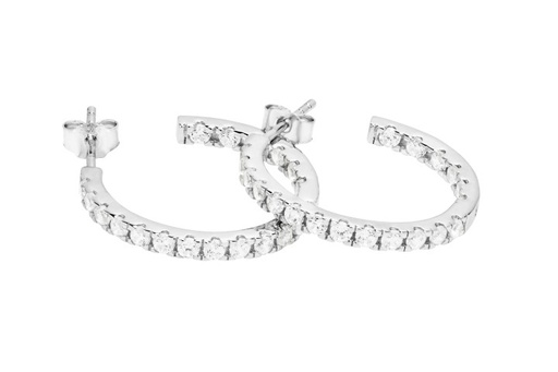 [032180001ZBL] Silver 925 cz earring