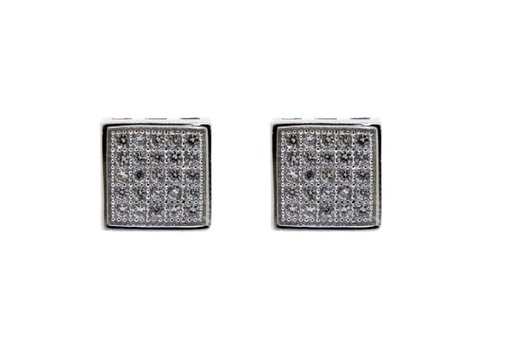 Silver 925 earring micro-setting cz