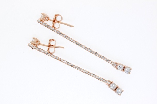 Pendiente plata 925 cz 