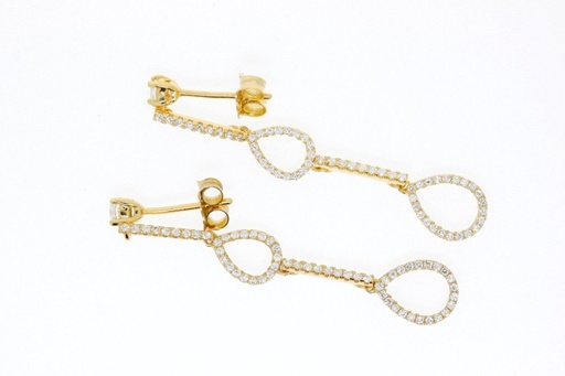 Earring silver 925 cz