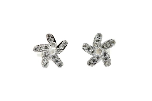 [064470001ZBL] Pendiente plata 925 cz flor 