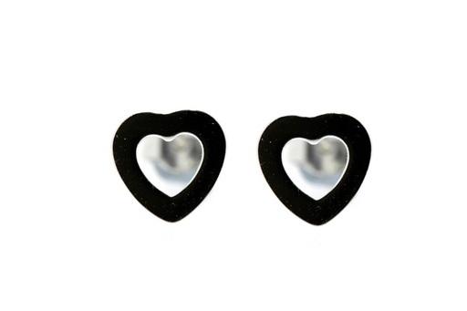 [0652300000PL] Pendiente plata 925 corazon 