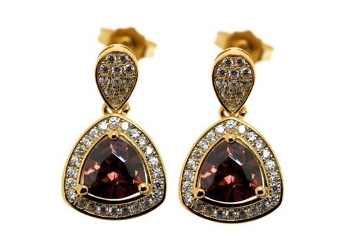 Silver 925 microsetting earring cz