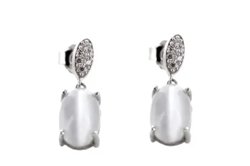 [068390001GGB] Pendiente plata 925 zirconita 