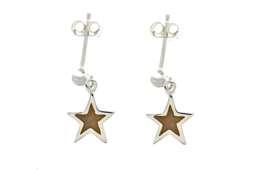 [069650000NBL] Silver 925 mop earring star