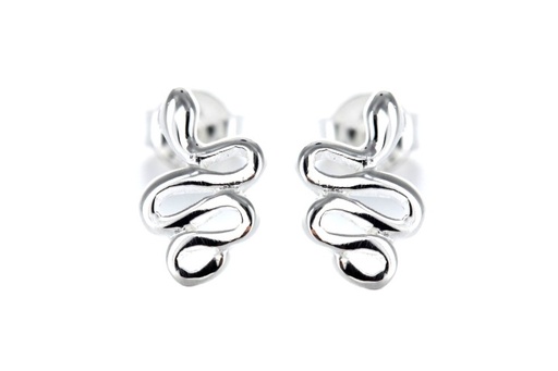 [0697500000PL] Silver 925 earring snake