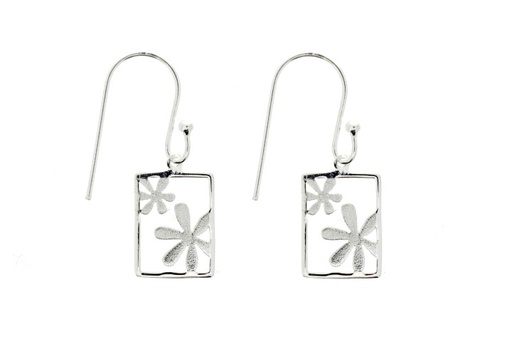 [07058000MAPL] Silver 925 earring flowers