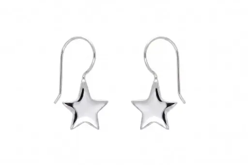 [0706500000PL] Pendiente plata 925 estrella 