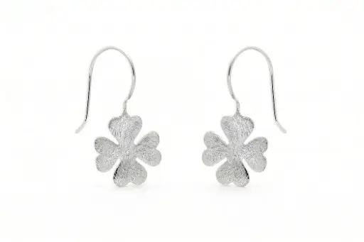 [07067000BRPL] Silver 925 earring clover