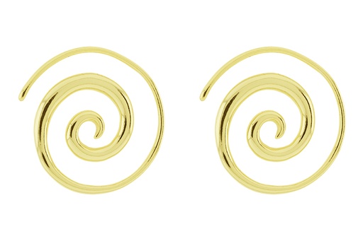 Pendiente plata 925 espiral 