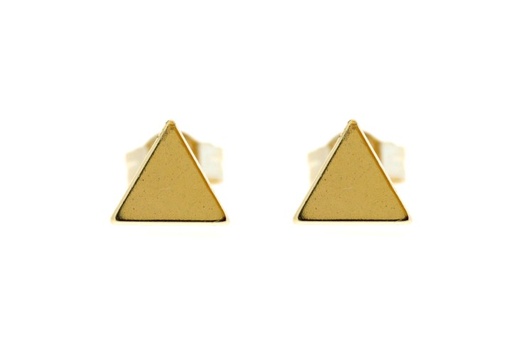 Silver 925 earring triangle