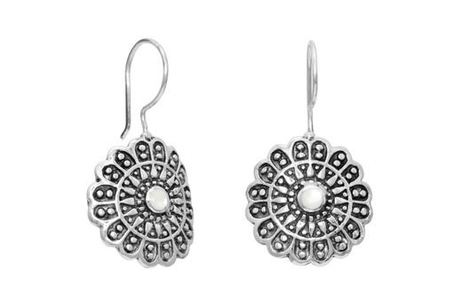 [077900006NBL] Silver 925 mop earring