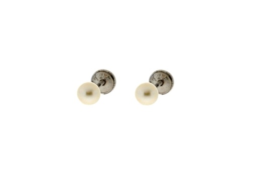 Silver 925 pearl baby earring