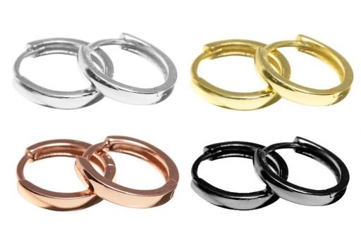 Silver 925 25*18mm earring