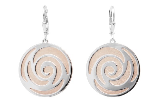 [08037000RODR] Pendiente plata 925 rosa 