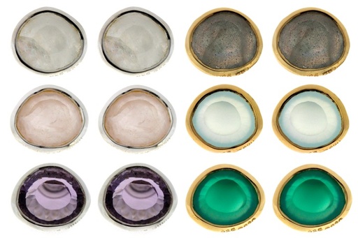 Silver 925 earring semi precious stone