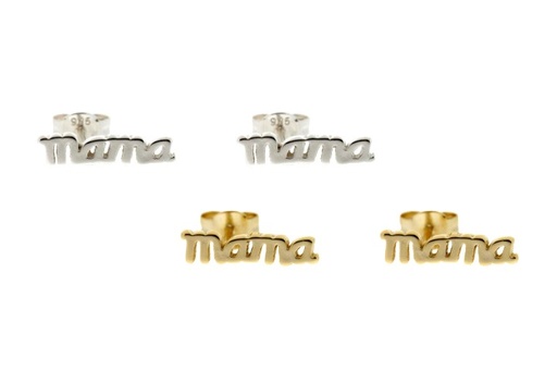 Silver 925 mama earring