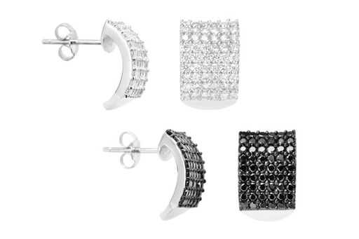 Silver 925 cz earring