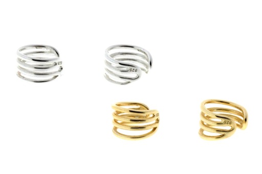 Pendiente plata 925 ear-cuff 