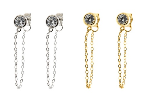 Silver 925 earring cz