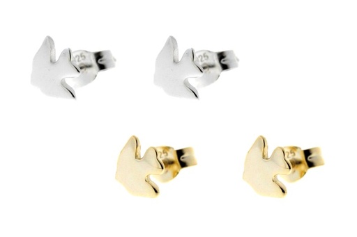 Silver 925 dove earring