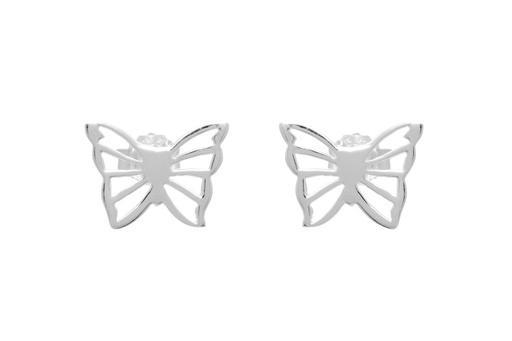 [0843900000PL] Silver 925 earring butterfly