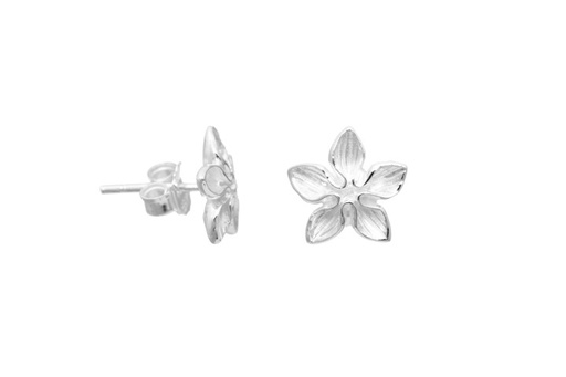 [08473000MAPL] Silver 925 earring flower