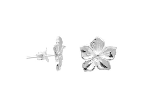 [0847500000PL] Silver 925 earring flower
