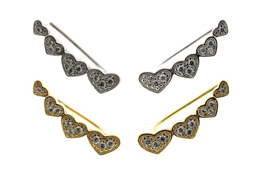 Silver 925 earring cz