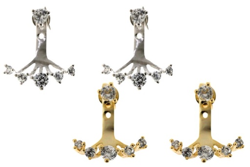 Pendiente plata 925 cz 