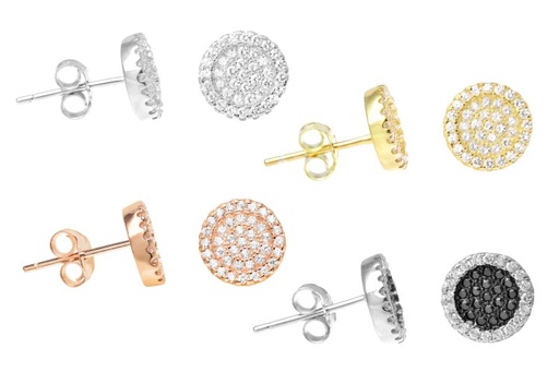 Earring silver 925 cz