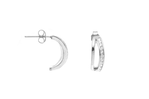 [087830001ZBL] Earring silver 925 cz