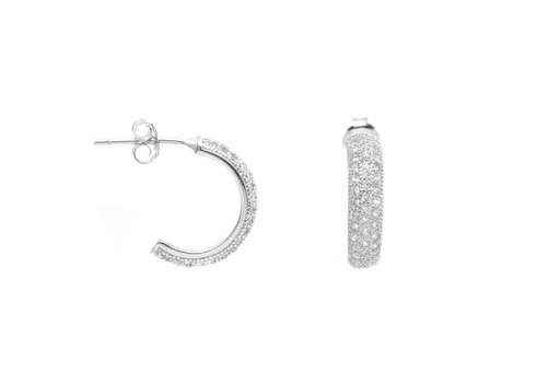 [088010001ZBL] Earring silver 925 cz