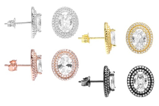 Silver 925 earring cz