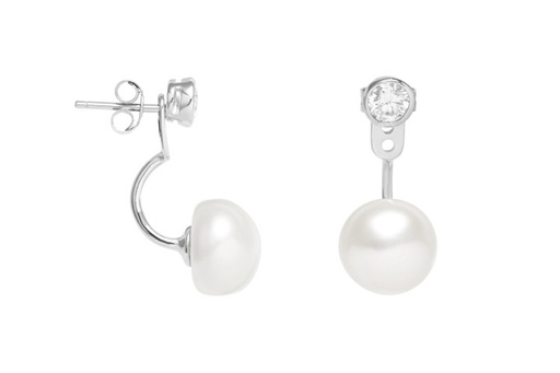 [090560001ZPB] Silver 925 earring pearl & cz