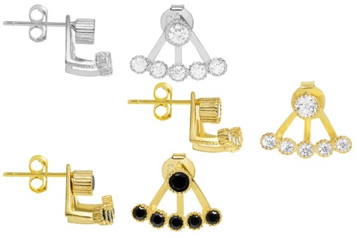 Pendiente plata 925 cz 