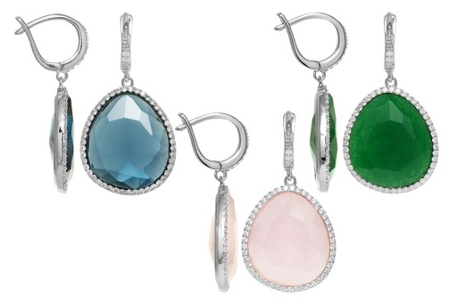 Earring cz silver 925