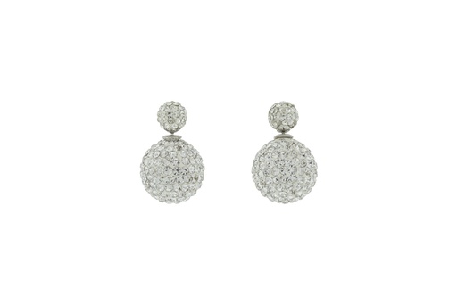 [92620000001] Silver 925 crystal earring
