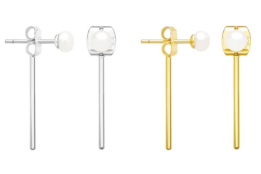 Silver 925 earring pearl