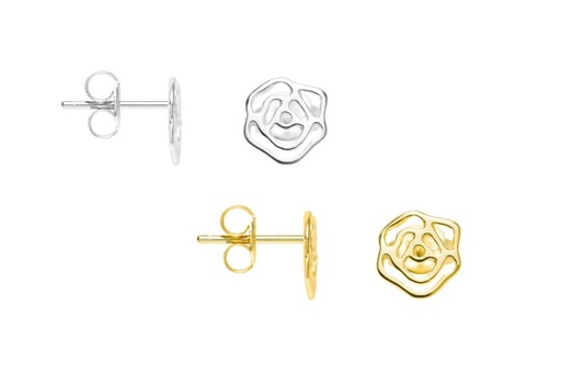 Penidente plata 925 rosa 